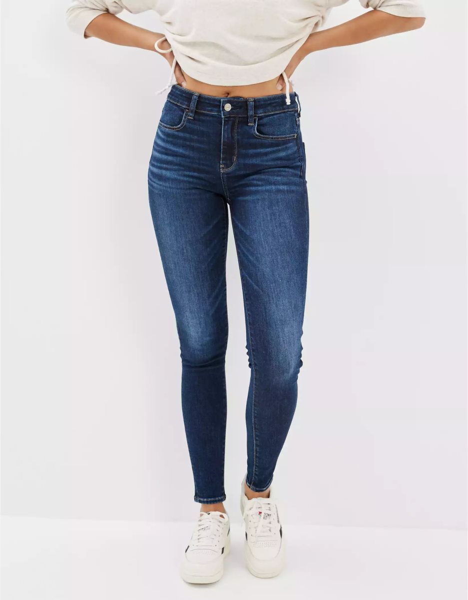 Jean American Eagle AE Ne(x)t Level High-Waisted Jegging Multicolore Femme | HKI-74599531